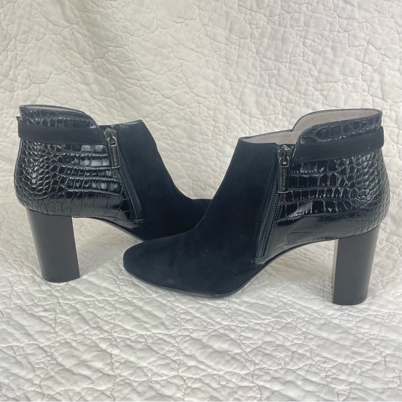 🔥Aquatalia by Marvin Sacchetto Suede & Leather Booties Ankle Boots - Picture 1 of 16